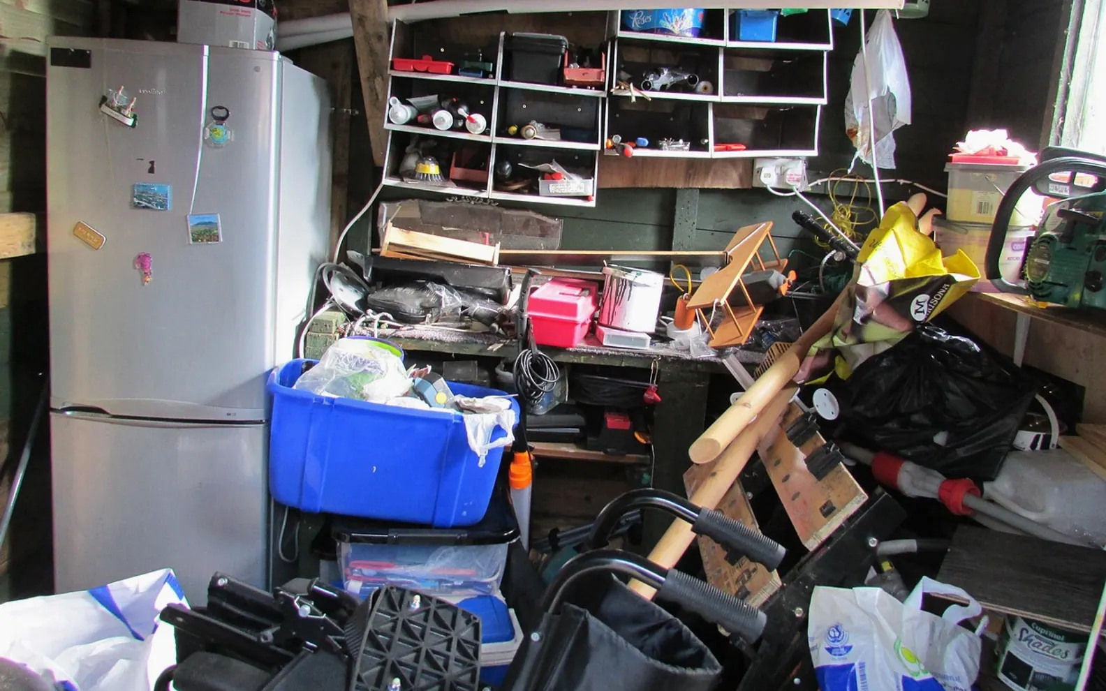Clutter, mess and untidy